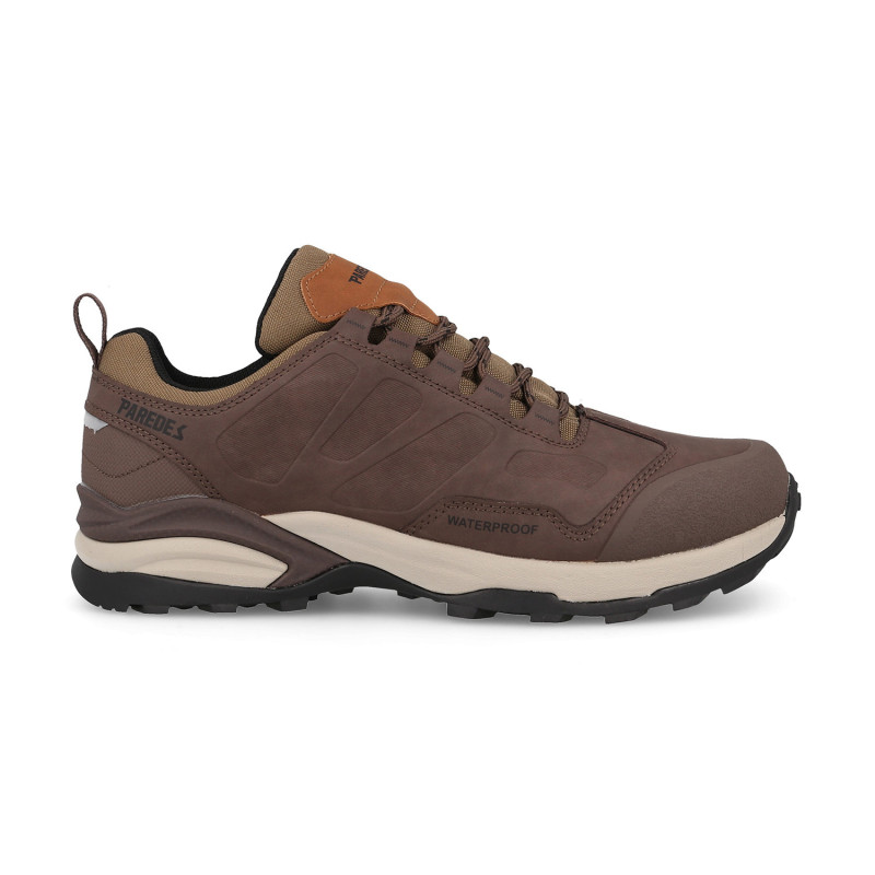 Zapatillas Trekking Hombre Resistentes Bernúy Marrón Oscuro