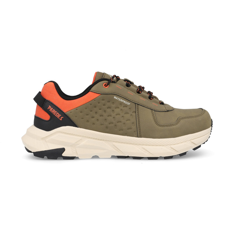 Zapatillas Trekking Hombre Versátiles Aleje Kaki