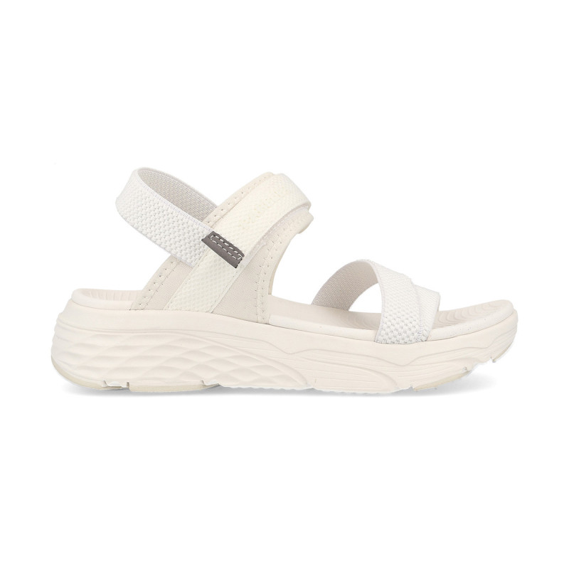 Sandalias casual mujer Aruca en blanco con diseño minimalista