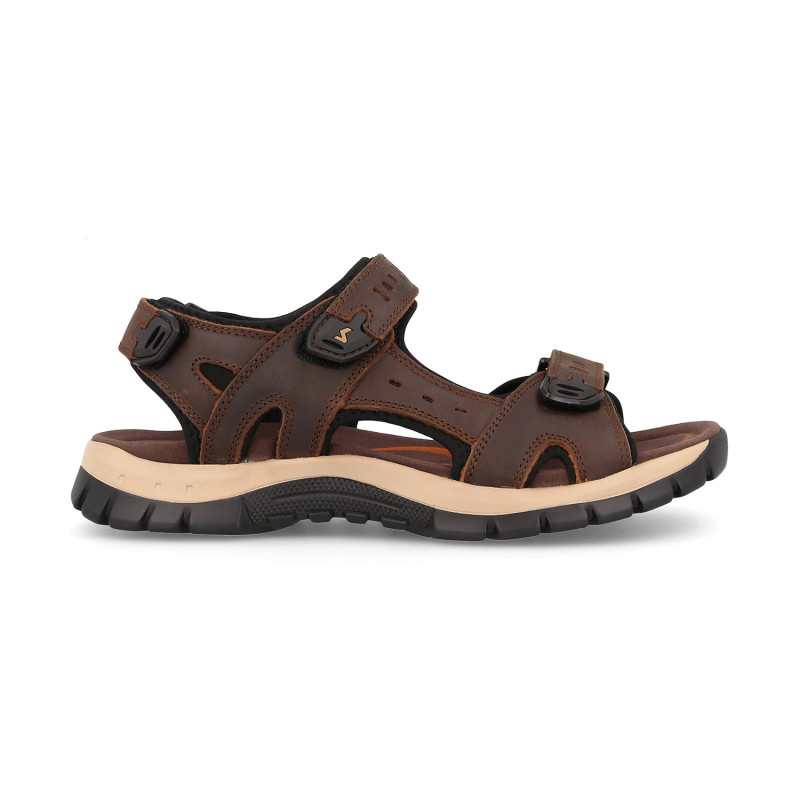 Sandalias outdoor hombre Ferran en marrón oscuro con suela Phylon+TPR