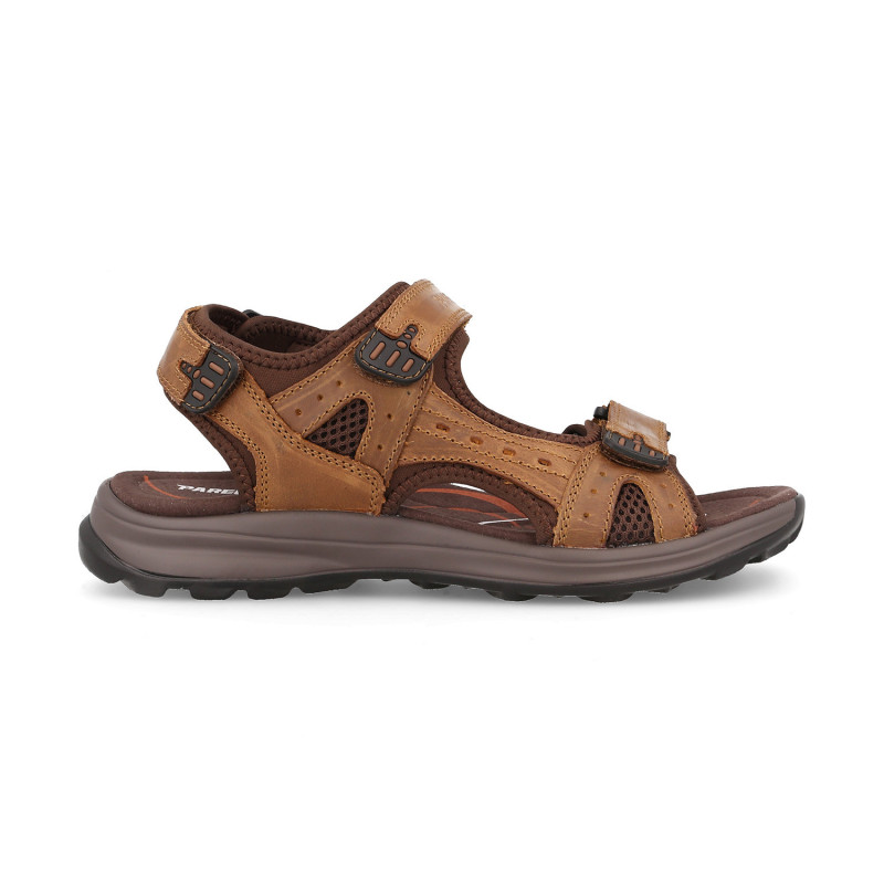 Sandalias trekking hombre Adelán en marrón claro con suela Phylon+TPR