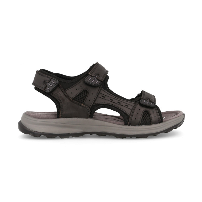 Sandalias trekking hombre Adelán en negro con suela Phylon+TPR