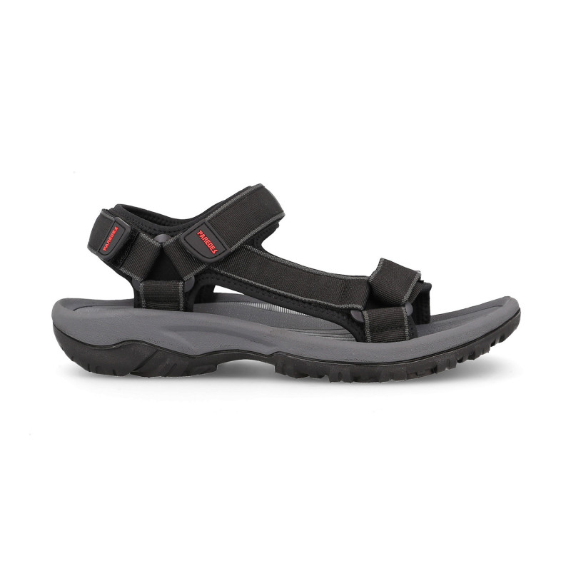 Sandalias outdoor hombre Corcos en negro con suela Phylon+TPR