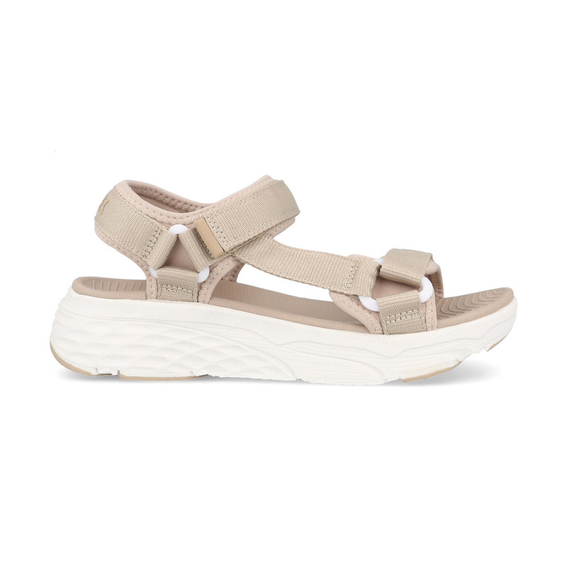 Sandalias casual mujer Bada en beige con diseño elegante