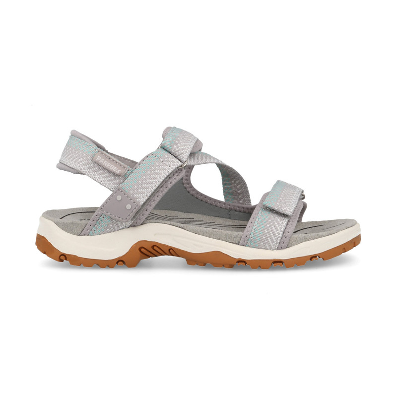 Sandalias casual mujer Toril en gris con diseño funcional