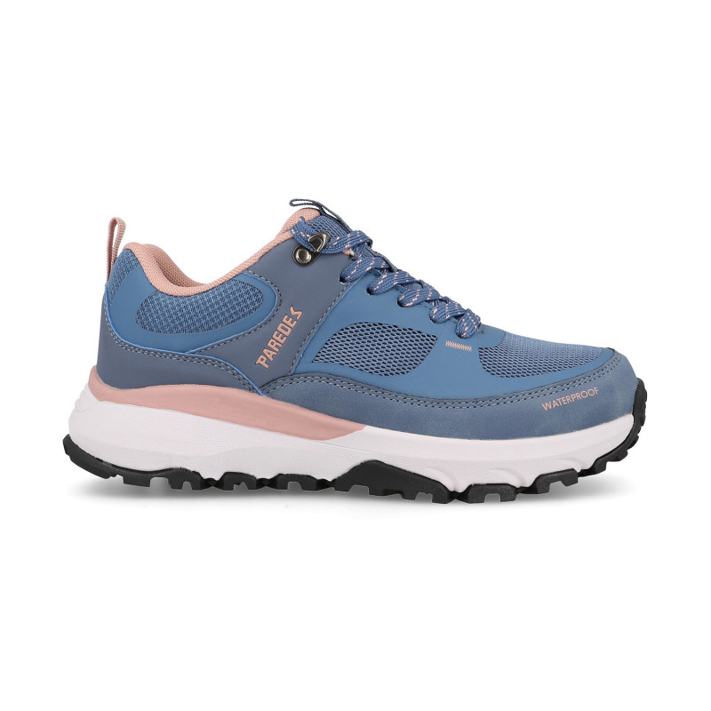 Zapatillas trekking mujer Adai en azul con membrana waterproof PARETEX