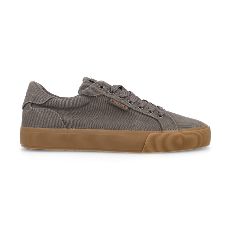 Zapatillas casual hombre Hermisende en gris con diseño funcional