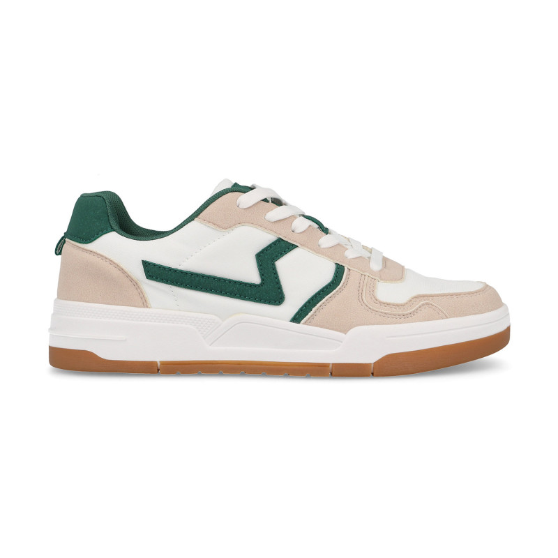 Zapatillas casual hombre Guinate en verde con diseño fresco